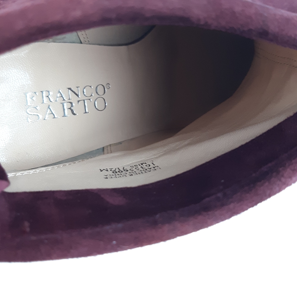 FRANCO SARTO SUEDE MISS ANKLE BOOTS - Picture 14 of 16
